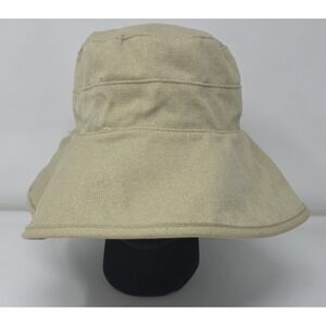OLE Natural Fiber‎ Bucket Hat Sun Hat One Size Tan Beige Wide Brim